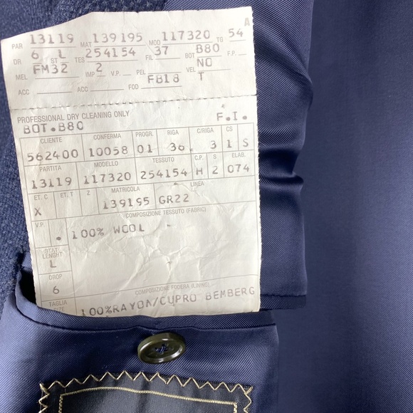 Ermenegildo Zegna Mens Wool Coat - Picture 7 of 8